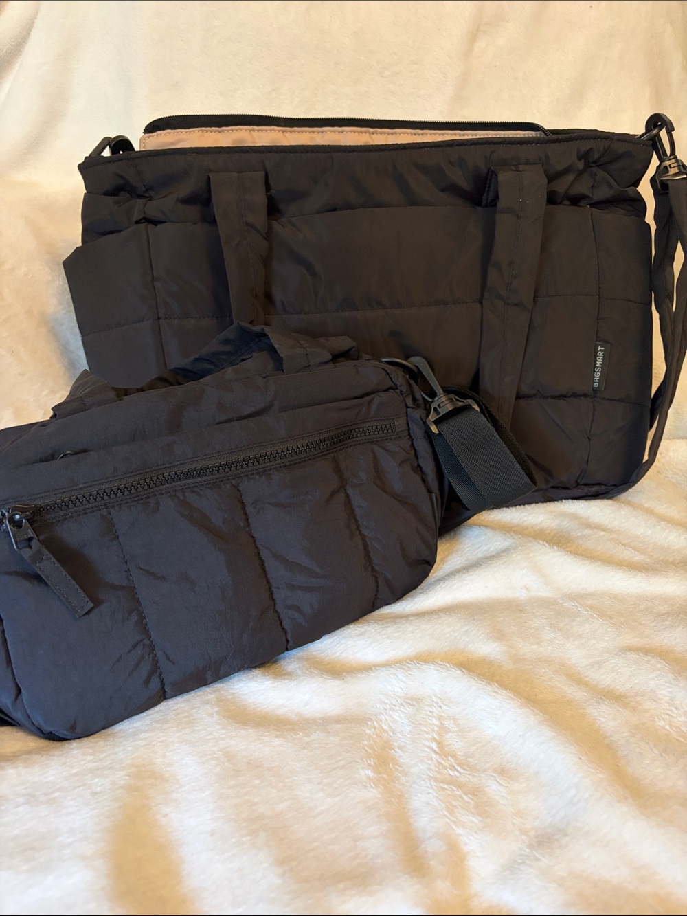BAGSMART Tote and crossbody travel set